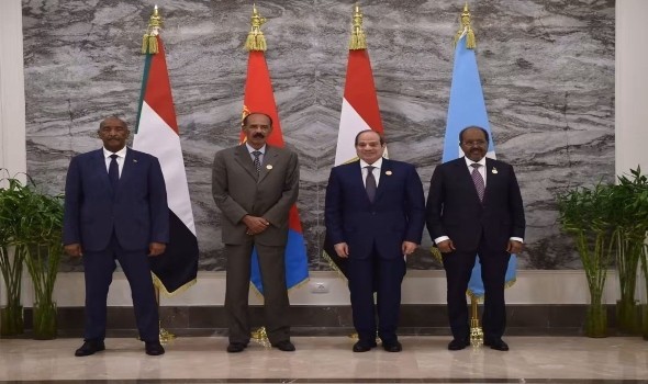 قمة رباعية في العلمين تؤكد أمن البحر الأحمر وترفض "الإجراءات الأحادية" في نهر النيل