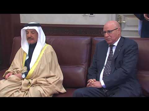 شاهد رئيس مجلس النواب المغربي يستقبل وزير الخارجية البحريني